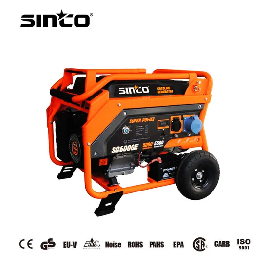 China High-Quality Electric Start 230V 240V 400V 380V Small Mini Portable Petrol Generator Gas Gasoline Genset Generators with CE and Other Certification
